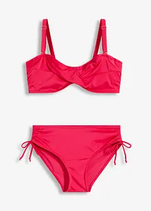 Balkonetové bikiny z lesklého materiálu (2dílná souprava), bonprix