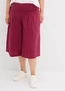 Capri kalhoty z mušelínu, bonprix