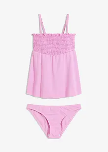 Žabičkované bandeau tankiny (2dílná souprava), bonprix