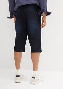 Dlouhé strečové džínové bermudy, Regular Fit, bonprix