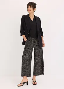 Culotte kalhoty z žerzejového krepu, bonprix