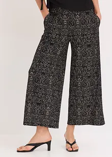 Culotte kalhoty z žerzejového krepu, bonprix