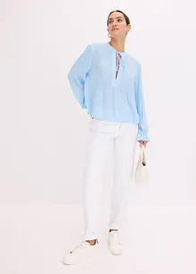 Halenka s dírkovanou výšivkou, bonprix