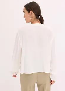 Halenka s dírkovanou výšivkou, bonprix