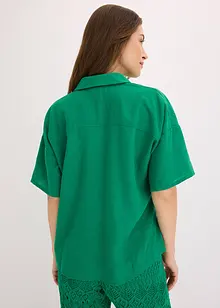 Oversize košilová halenka, bonprix