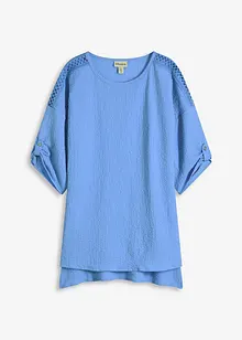 Halenka se strukturou a krajkovým pásem, bonprix