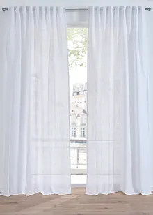 Závěs se vzhledem lnu, normální a extra široký (1 ks v balení), bonprix