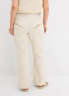 Džíny, Wide Leg, Mid Waist, pohodlný pas, bonprix