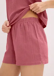 Krátké pyžamo z měkkého mušelínu, se špagetovými ramínky, bonprix