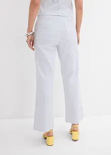 Džíny Wide Leg, High Waist, zkrácené, bonprix
