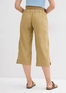 3/4 kalhoty ze směsi lnu a bavlny, bonprix