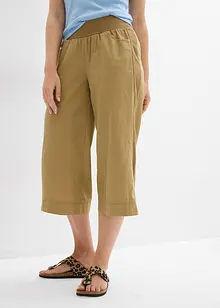 3/4 kalhoty ze směsi lnu a bavlny, bonprix