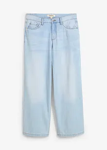 Baggy džíny Mid Waist Super Soft, zkrácené, bonprix