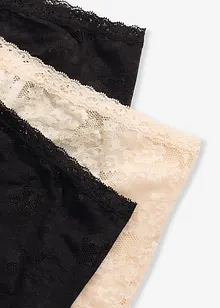 Dámské krajkové boxerky (3 ks v balení), bonprix