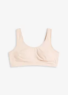 Podprsenkový top s bavlnou, bonprix