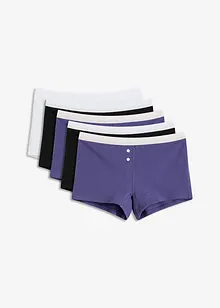 Dámské boxerky s organickou bavlnou (5 ks v balení), bonprix