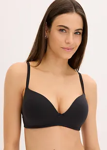 Push-up podprsenka bez kostic, s obsahem bavlny (2 ks v balení), bonprix