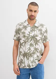 Košile s krátkým rukávem, Slim Fit, z viskózy, bonprix