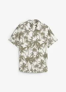 Košile s krátkým rukávem, Slim Fit, z viskózy, bonprix