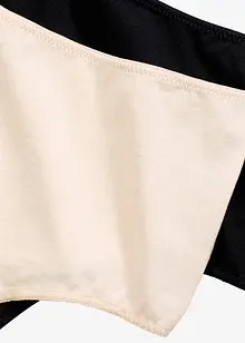 Tanga s vysokým pasem, s měkkou bavlnou (4 ks v balení), bonprix