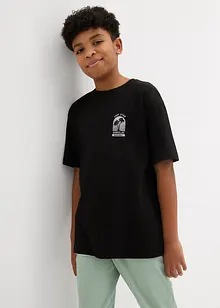 Tričko s potiskem na zadním dílu, z organické bavlny, bonprix