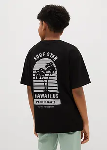 Tričko s potiskem na zadním dílu, z organické bavlny, bonprix