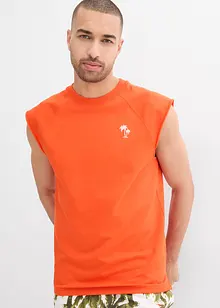Mikina bez rukávů, z těžké bavlny, bonprix