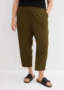 Žerzejové kalhoty ze strukturovaného materiálu, bonprix