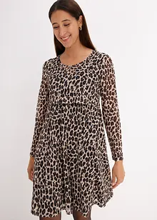 Těhotenské/kojicí šaty 2v1 s leopardím potiskem, bonprix