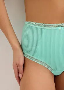 Bokové maxikalhotky s něžnou krajkou, bonprix