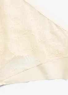 Bokové maxikalhotky s něžnou krajkou, vyřezávané laserem, bonprix