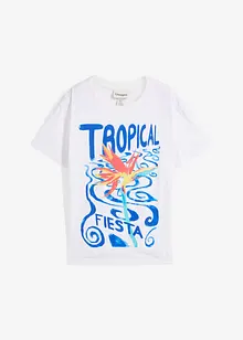 Tričko s podílem hedvábí, bonprix