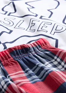 Krátké pyžamo z čisté bavlny, krátký rukáv, bonprix