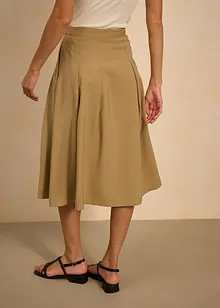 Skládaná sukně z měkké viskózové směsi, bonprix