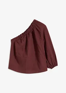 Halenka na jedno rameno, s podílem lnu, bonprix