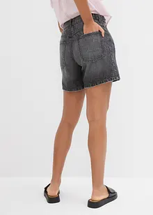 Džínové šortky, Mid Waist, nízký podíl streče, bonprix
