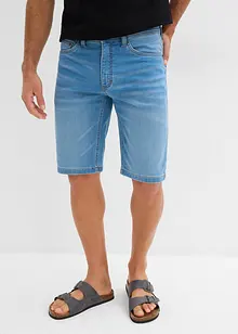 Bermudy z džínové teplákoviny, Slim Fit (2 ks v balení), bonprix