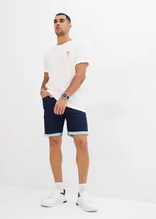 Teplákové džínové šortky, Regular Fit, bonprix