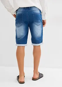 Bermudy z džínové teplákoviny, Relaxed Fit, bonprix
