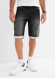 Bermudy z džínové teplákoviny, Relaxed Fit, bonprix