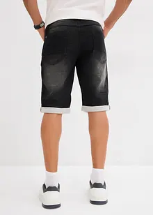 Bermudy z džínové teplákoviny, Relaxed Fit, bonprix