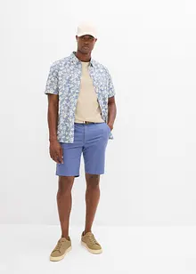 Strečové bermudy s páskem, Regular Fit, bonprix