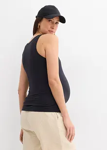 Pohodlný těhotenský a kojicí top s košíčky, z organické bavlny, bonprix