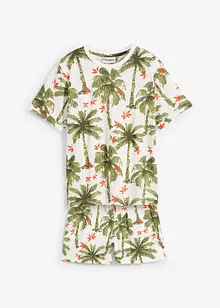 Triko a kraťasy z piké z organické bavlny (2dílná souprava), bonprix