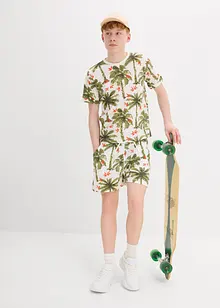 Triko a kraťasy z piké z organické bavlny (2dílná souprava), bonprix