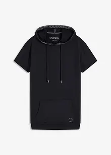 Oversize sportovní triko s kapucí, rychleschnoucí, bonprix