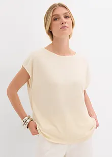 Oversize triko s pleteným vzhledem, bonprix
