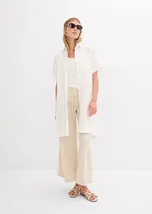 Culotte kalhoty ze splývavé viskózové směsi, bonprix