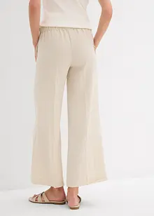 Culotte kalhoty ze splývavé viskózové směsi, bonprix