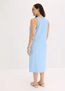 Midi šaty z měkkého žebrovaného materiálu, bonprix